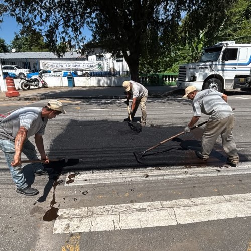 Nova etapa da Operação Tapa-Buracos contempla os bairros de Barra do Piraí 